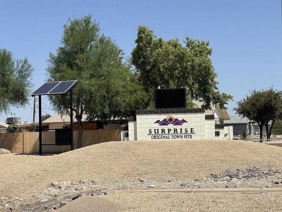Surprise, AZ city sign